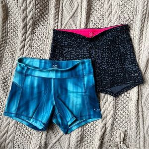 Lot of Two C9 by Champion 3” Spandex Shorts